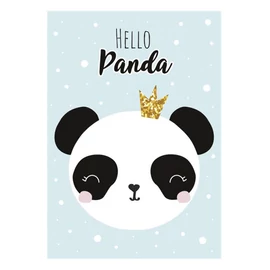 Panda Crown A/4 gumis mappa