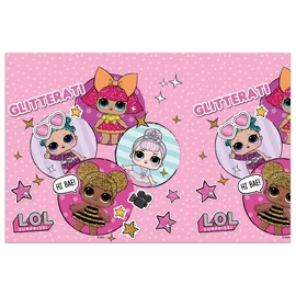 LOL Surprise Glitterati műanyag asztalterítő 120x180 cm