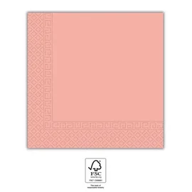 Rózsaszín Unicolour Pink szalvéta 20 db-os 33x33 cm FSC