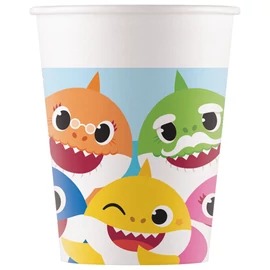 Baby Shark Fun in the Sun papír pohár 8 db-os 200 ml FSC