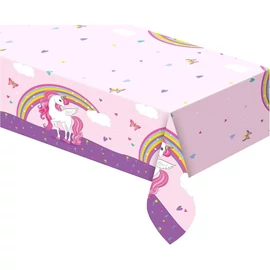 Unikornis Rainbow Colors műanyag asztalterítő 120x180 cm