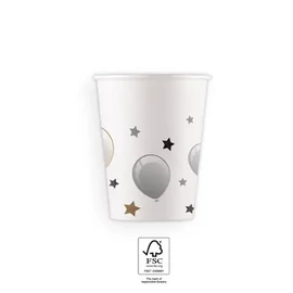 Happy Birthday Milestone papír pohár 8 db-os 200 ml FSC