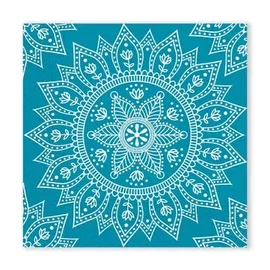 Mandala Petrol White szalvéta 20 db-os, 33x33 cm FSC