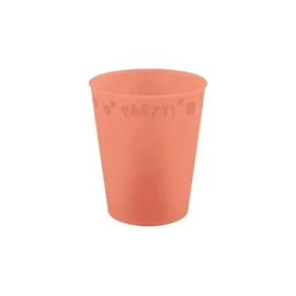 Lazacszín Pastel Salmon micro prémium műanyag pohár 250 ml