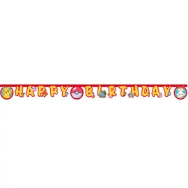 Pokémon Next Generation Happy Birthday felirat 200 cm FSC