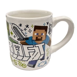 Minecraft Explore More porcelán bögre 235 ml (8 oz) Díszdobozban