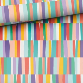 Prémium mintás futter, Színes csíkok  1,70 x 0,50 m