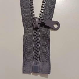 Bontható cápa cipzár, 75 cm középszürke