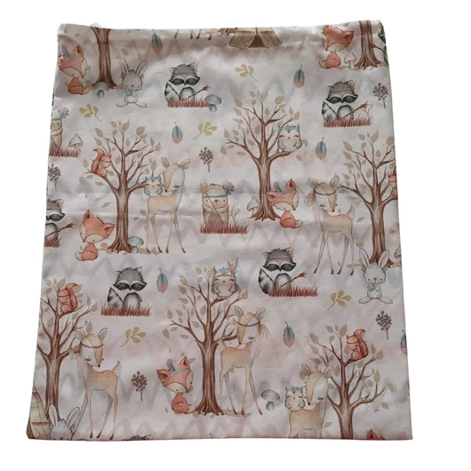 Óvodai tisztasági zsák, Erdei barátok 44 x 38 cm