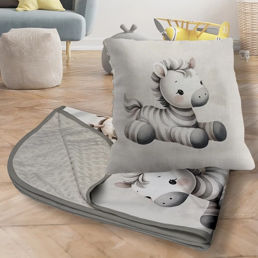Tündérálom Baba takaró és párna szett, Babaálom zebra