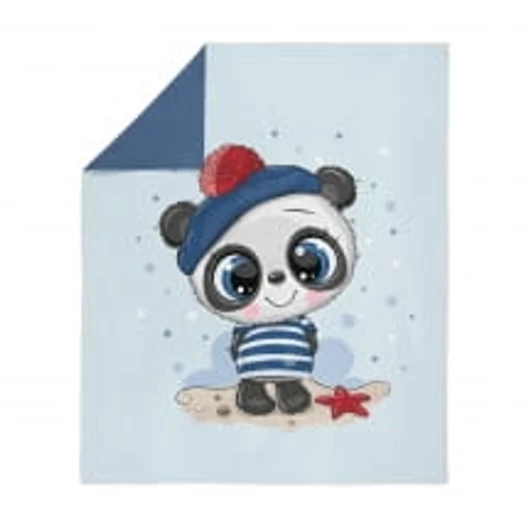 Prémium mintás pamutvászon, pandamaci