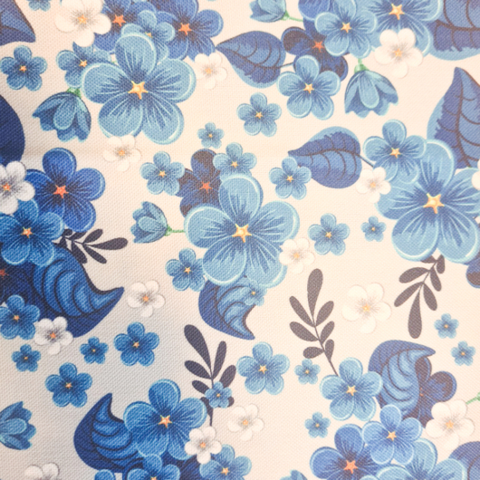 DMCV vízlepergető, kék virágok
