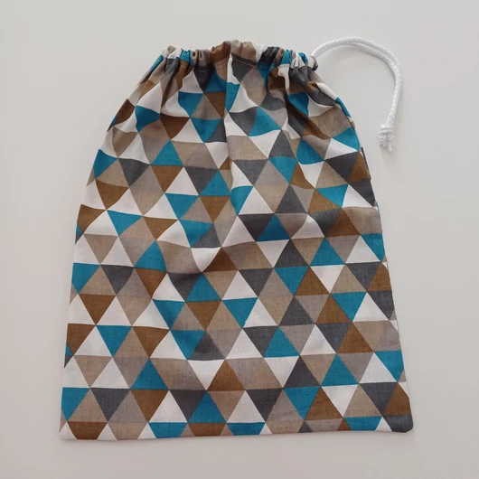 Iskolai tisztasági zsák,  absztrakt 30x25 cm