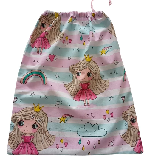 Óvodai tisztasági zsák, kis hercegnő 44 x 36 cm