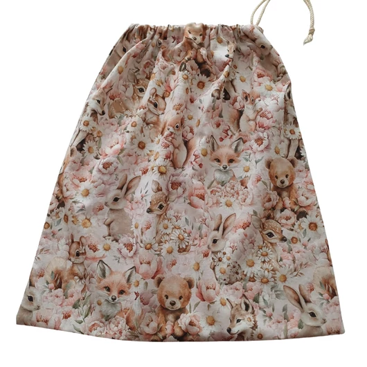 Óvodai tisztasági zsák, Virágok között 42 x 38 cm