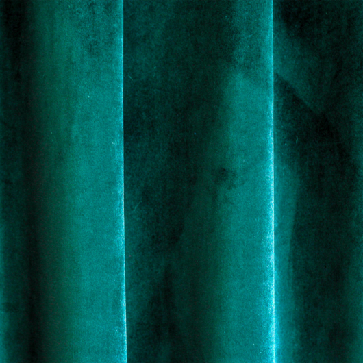 Savaria sötétítő függöny, sötét türkizzöld színben