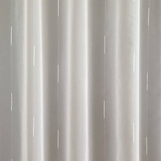 Tilda újrahasznosított fényáteresztő függöny, fehér színben
