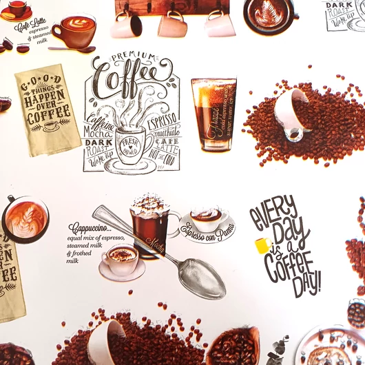 Viaszos vászon, coffee
