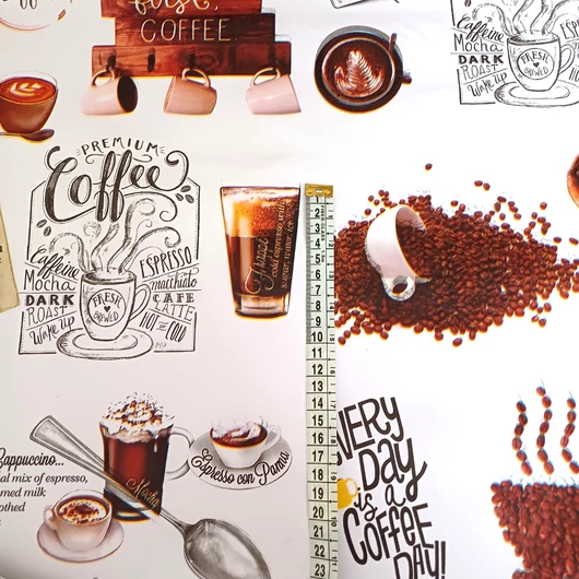 Viaszos vászon, coffee