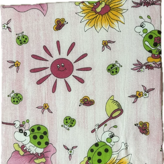Gyerek ülőpárna, rózsaszín lepkefogó 32x32x2 cm