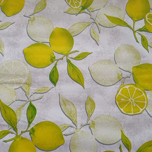 Viaszos vászon, citrom ( PVC )