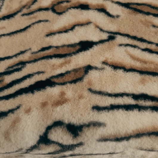 Mintás műszőrme, tigris