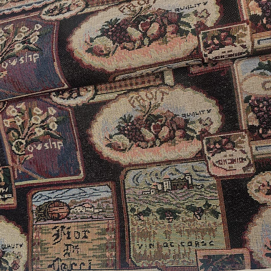 Gobelin, gyümölcs mintázattal