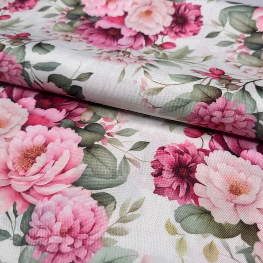 Party vízlepergető anyag, rózsaszín virágok