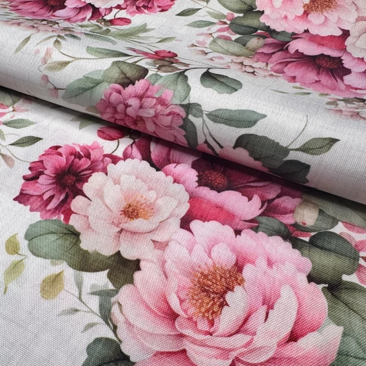 Party vízlepergető anyag, rózsaszín virágok