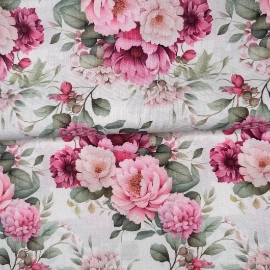 Party vízlepergető anyag, rózsaszín virágok