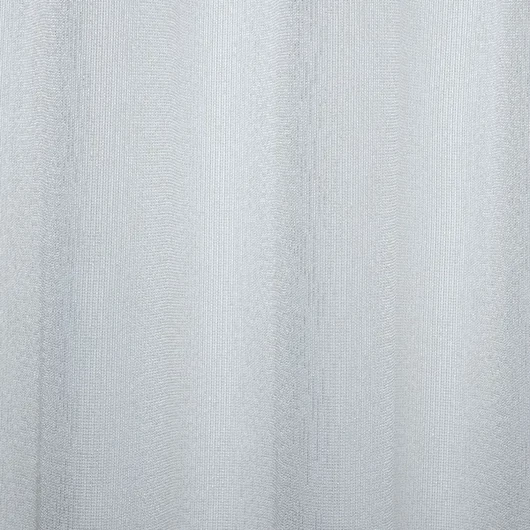 LARINA fényáteresztő függöny anyag, fehér színben, ezüst csíkozással, 310 cm magas