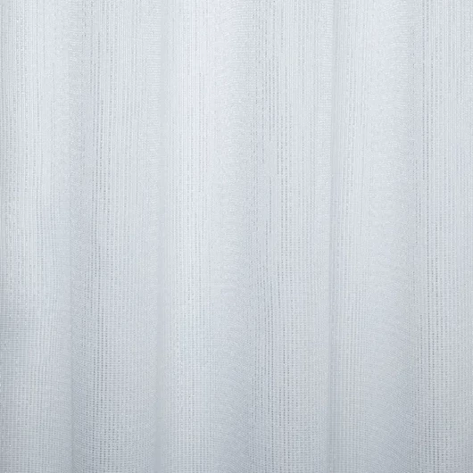 LARINA fényáteresztő függöny anyag, ecrü színben, arany csíkozással, 310 cm magas