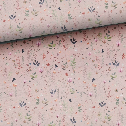 Prémium pamut jersey, virágoskert  1,60 x 0,50 m