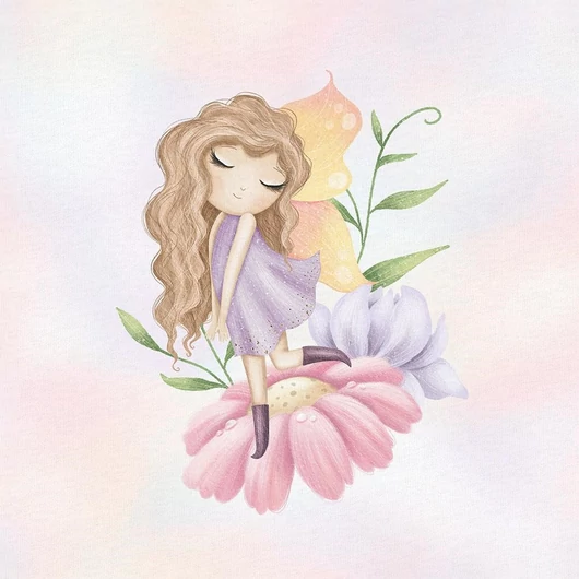 Prémium Futter, szabadidő anyag panel 40x50 cm, A mező tündére