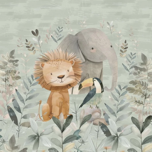 Futter, szabadidő anyag panel 40x50 cm, Afrikai szafari
