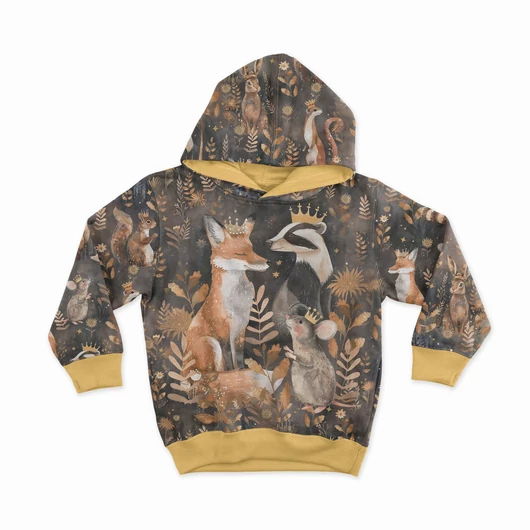 Prémium Futter, szabadidő anyag panel 40x50 cm, Az arany erdő állatai