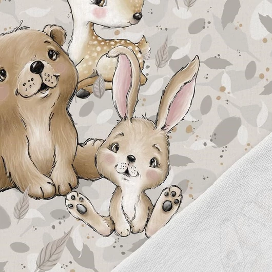 Prémium Futter, szabadidő anyag panel 40x50 cm, Az erdő gyermekei