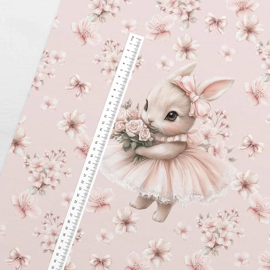Prémium Futter, szabadidő anyag panel 40x50 cm, Balerina nyuszi