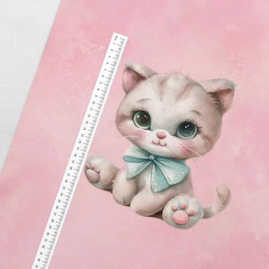 Prémium Futter, szabadidő anyag panel 40x50 cm, Édes cica