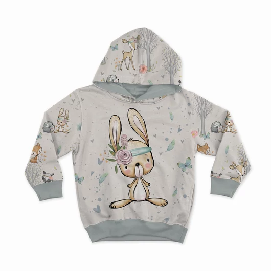 Prémium Futter, szabadidő anyag panel 40x50 cm, Erdei kalandok, nyúl