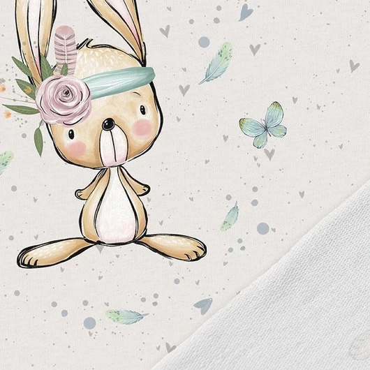 Prémium Futter, szabadidő anyag panel 40x50 cm, Erdei kalandok, nyúl