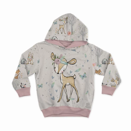 Prémium Futter, szabadidő anyag panel 40x50 cm, Erdei kalandok, őzike