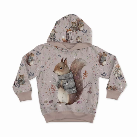 Prémium Futter, szabadidő anyag panel 40x50 cm, Fázós mókus