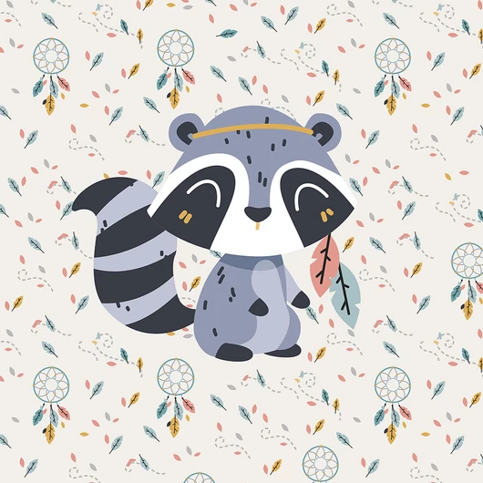 Futter, szabadidő anyag panel 40x50 cm, Ezer színnel száll a szél mosómaci