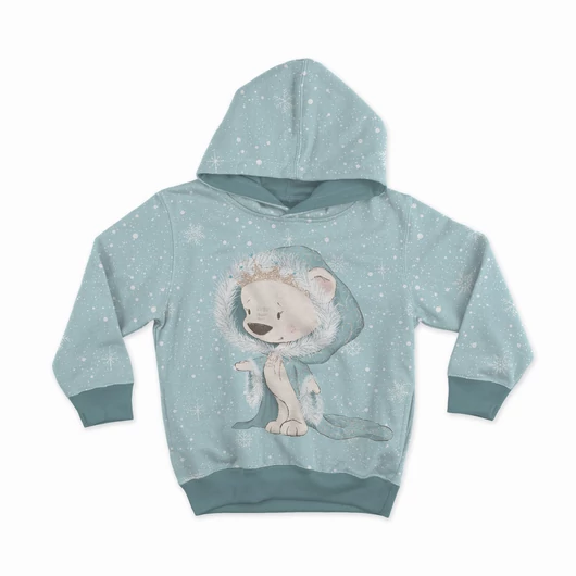 Prémium Futter, szabadidő anyag panel 40x50 cm, Jegesmedve jéghercegnő