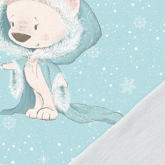 Prémium Futter, szabadidő anyag panel 40x50 cm, Jegesmedve jéghercegnő