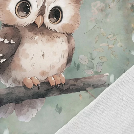 Prémium Futter, szabadidő anyag panel 40x50 cm, Kora tavaszi bagoly