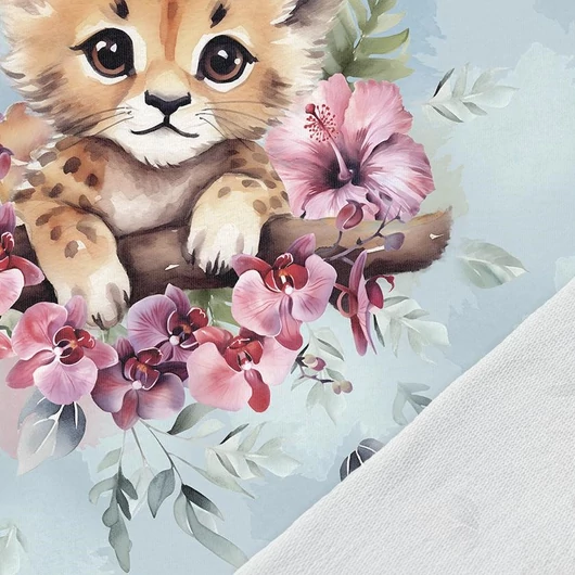 Futter, szabadidő anyag panel 40x50 cm, Leopárd
