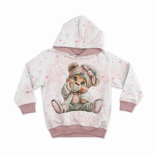 Prémium Futter, szabadidő anyag panel 40x50 cm, Mackó cumival