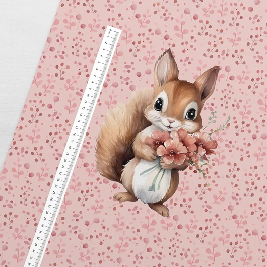 Prémium Futter, szabadidő anyag panel 40x50 cm, Mókuska